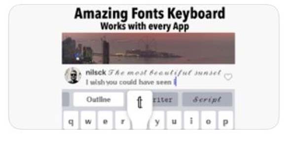 Fonts & Emoji Keyboard