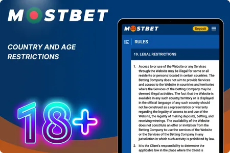 Mostbet Country and Age Restrictions