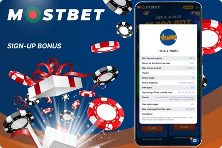 Mostbet sign up bonus
